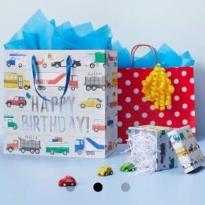 New Bundle of 12 Target Spritz Red Polka Dot Gift bags